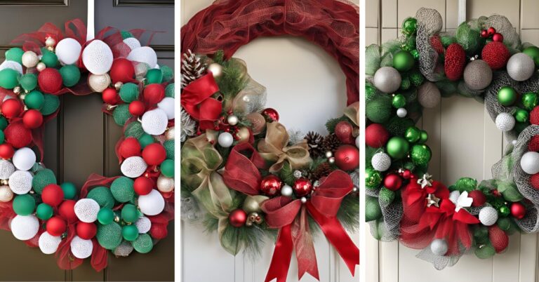 Mesh Christmas Wreath Ideas