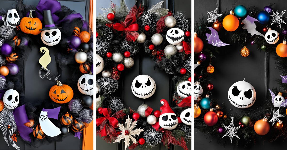 You are currently viewing 15+ Nightmare Before Christmas Wreath Ideas: Unique Designs You’ll Love