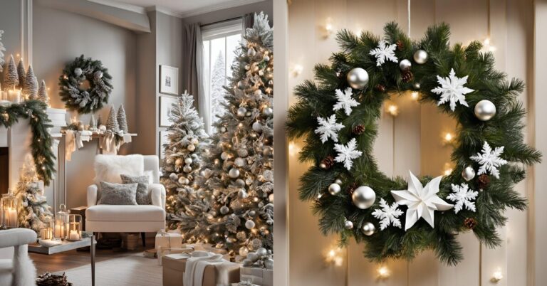 White Christmas Wreath Ideas