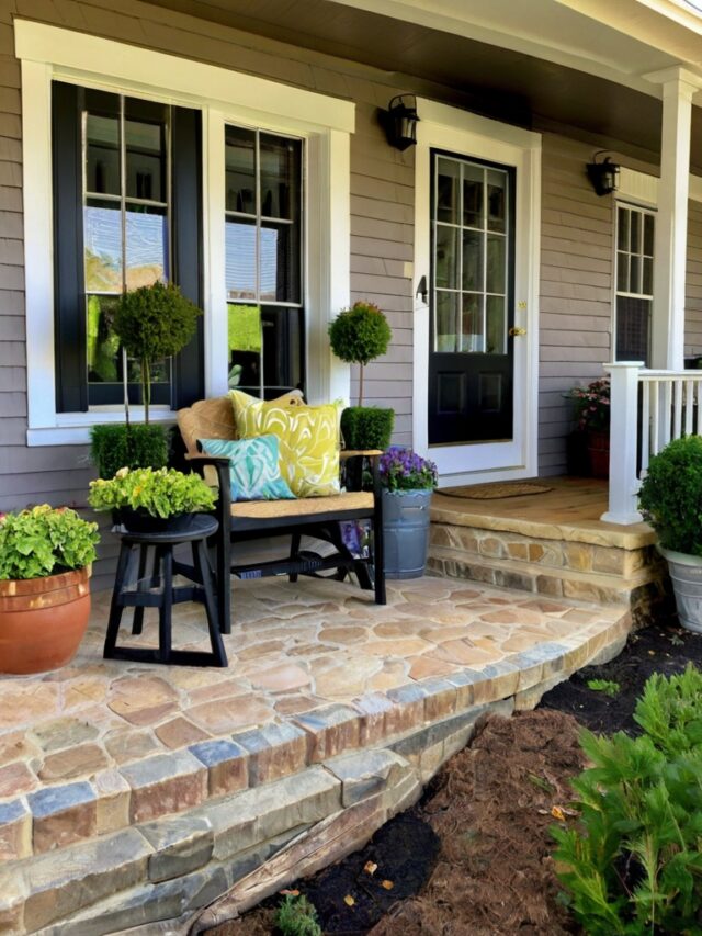 16 Trendy Front Porch Landscaping Ideas for Welcoming Home - Homezillo