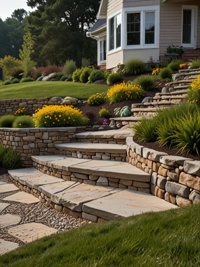 15+ Hillside Landscaping Ideas: How to Add Retaining Walls to Your ...