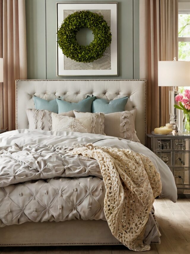 16 Spring Bedroom Decorating Ideas: Fresh Makeover - Homezillo
