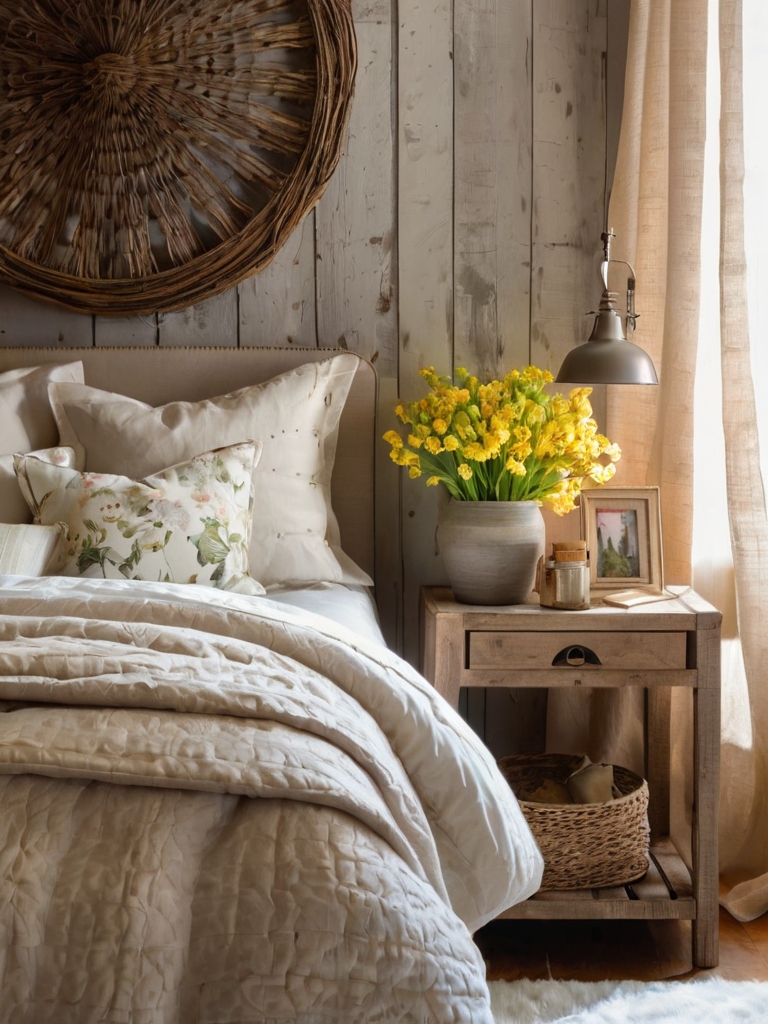 These are most stunning images related to Rustic spring bedroom decor ideas