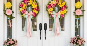 Read more about the article 15+ Unique Spring Door Decor Ideas