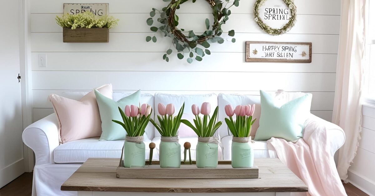 Read more about the article 15+ Stunning Farmhouse Spring Decor Ideas
