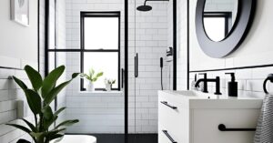 Read more about the article 16 Best Small Black and White Bathroom Ideas
