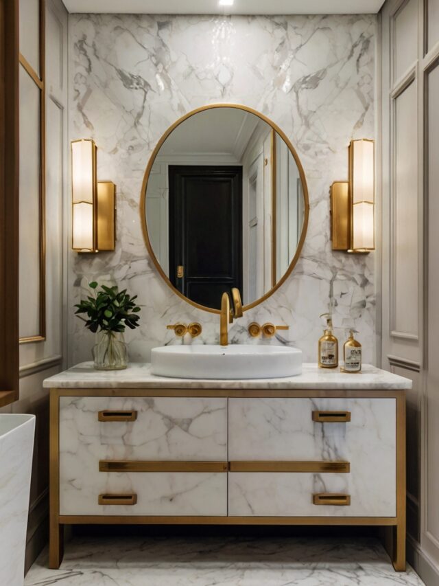 15+ Best White Marble Bathroom Ideas - Homezillo