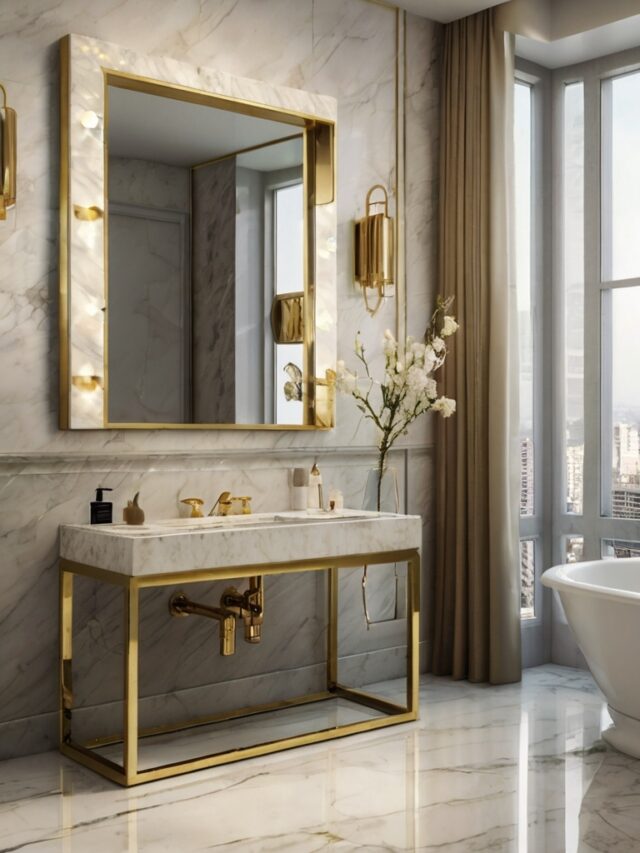 15+ Best White Marble Bathroom Ideas - Homezillo