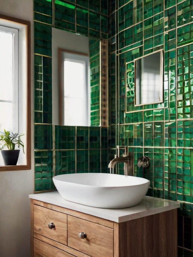 16+ Green and White Bathroom Ideas to Refresh Your Space Instantly ...
