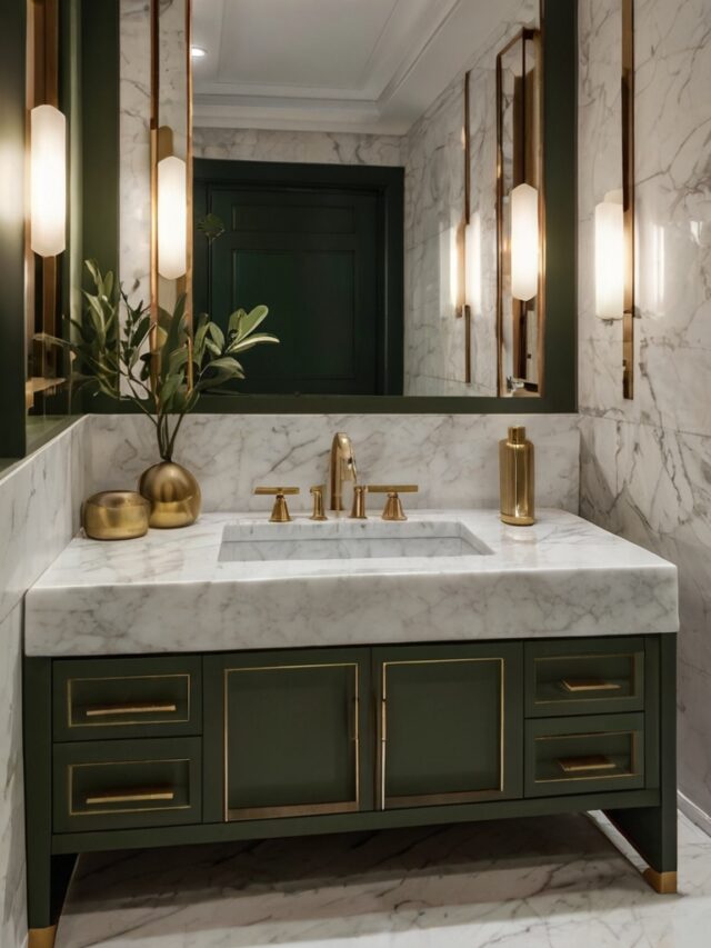 Curated visual reference: Exquisite Green And White Bathroom Features Reference: 16 Green And White Bathroom Ideas To Refresh Your Space
