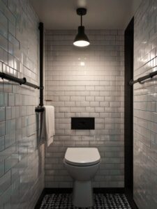 16 Best Small Black and White Bathroom Ideas - Homezillo