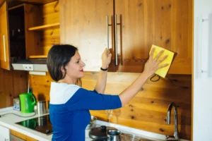 Read more about the article How to Clean Wood Kitchen Cabinets: Easy & Proven Methods
