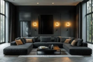 Read more about the article Black and Grey Small Living Room Ideas to Create a Bold Space