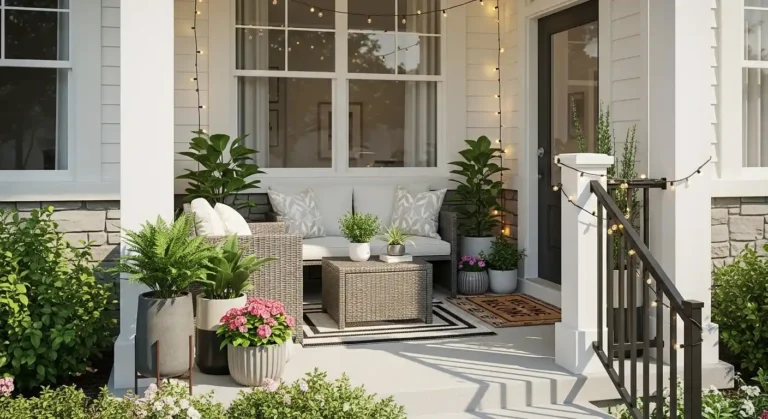 Small Porch Decorating Ideas For Entrance