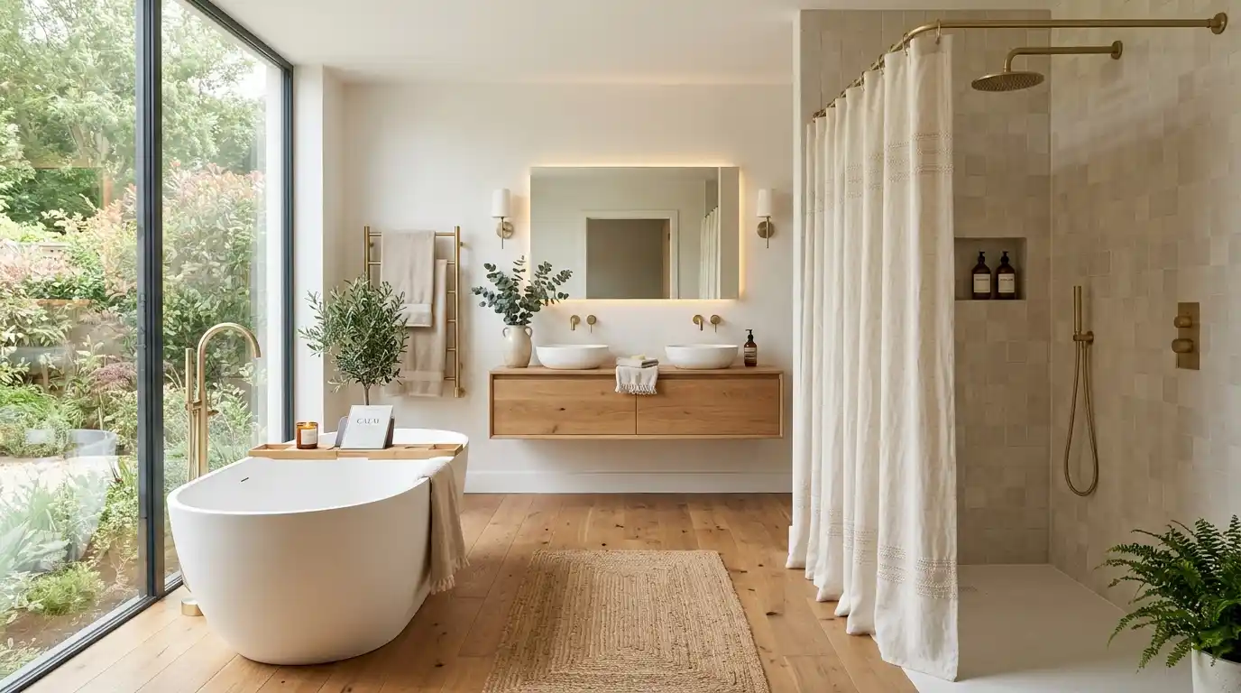 You are currently viewing 12 Bathtub Shower Curtain Ideas That Make Your Bathroom Look More Stylish