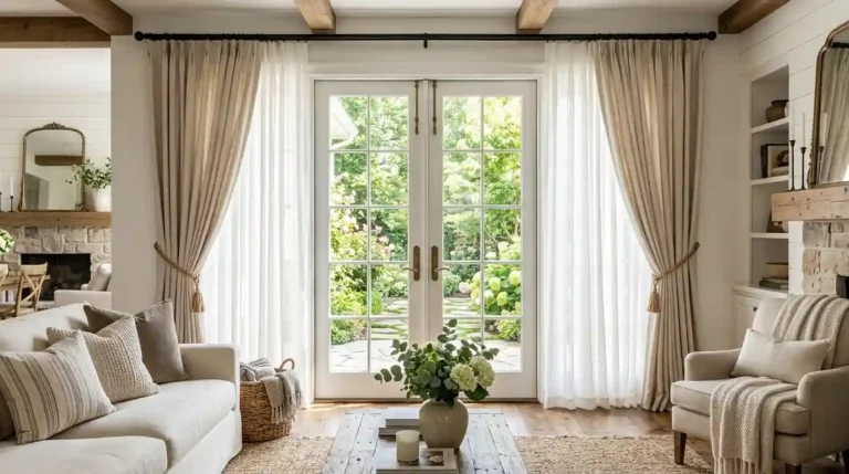 French Door Curtain Ideas